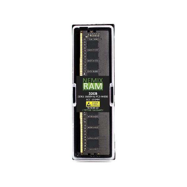 NEMIX RAM 32GB (1X32GB) DDR5 5600MHZ PC5-44800 ECC UDIMM