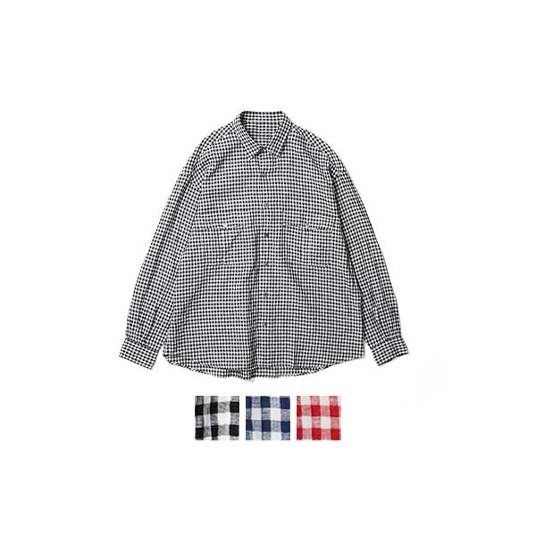 PORTER CLASSIC（ポータークラシック） ロールアップリネンギンガム