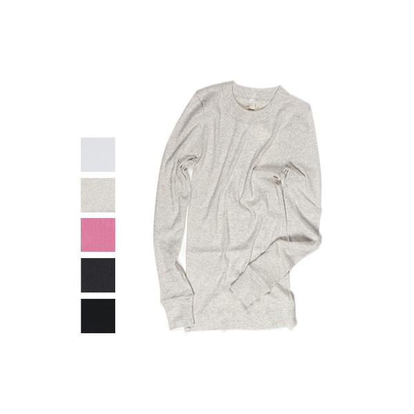 homspun（ホームスパン） 丸胴テレコ クルーネックプルオーバー 6014