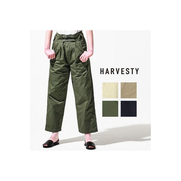 HARVESTY ハーベスティ ベルテッドミリタリーパンツ A11903 レディース