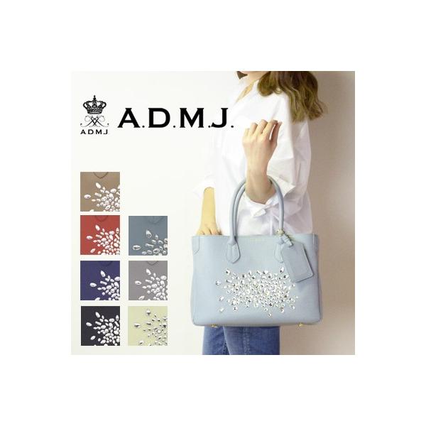 ポイント10倍) ADMJ エーディーエムジェイ クリスタル付きマザートート