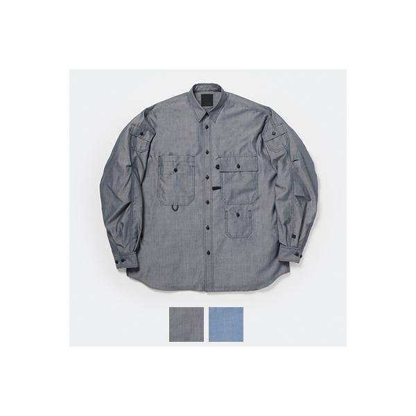 DAIWA PIER39 マルチポケットフィールドシャツ M ダイワピア TECH MULTI FISHING POCKET MIL BDU SHIRT L/S - DAIWA PIER39