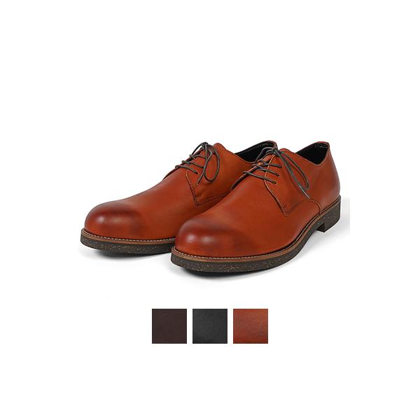 PADRONE（パドローネ） ダービープレーントゥシューズ DERBY PLAIN TOE