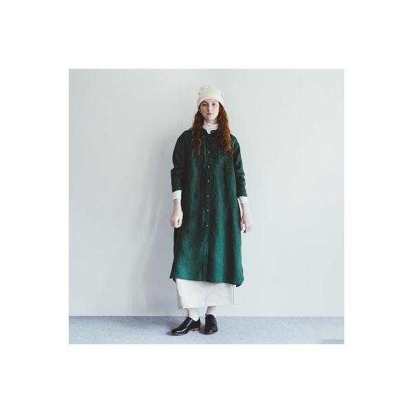 fog linen work フォグリネンワーク MITSUKI DRESS VERT ミツキ  