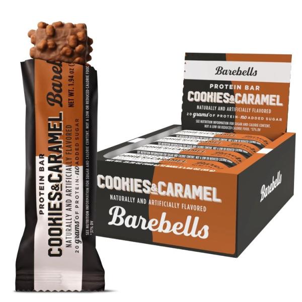 ベアベル プロテインバー クッキー＆キャラメル 12本入り Barebells Protein Bar Cookies ＆ Caramel お取り寄せ