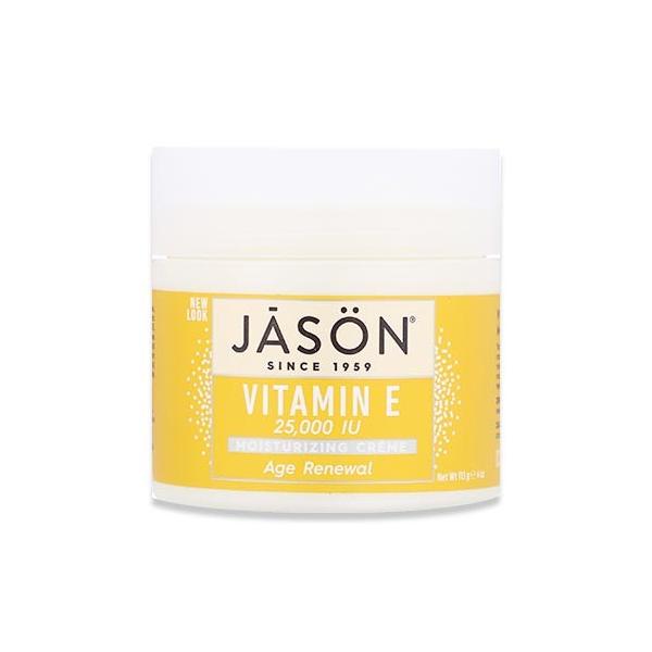 Jason Natural エイジリニューアルビタミンE モイスチャライジングクリーム 25,000IU 113g（4oz） お取り寄せ