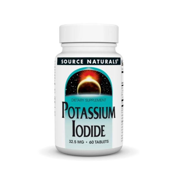 ソースナチュラルズ ヨウ化カリウム 32.5mg 60粒 Source Naturals Potassium Iodide 32.5 mg 60 Tablet  お取り寄せ
