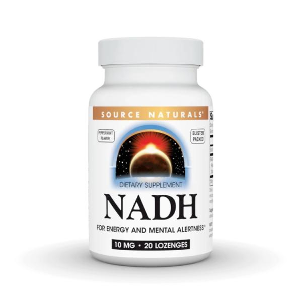 ソースナチュラルズ NADH 10mg ペパーミント味 20ロゼンジ Source Naturals NADH 10 mg Peppermint 20 Loze お取り寄せ