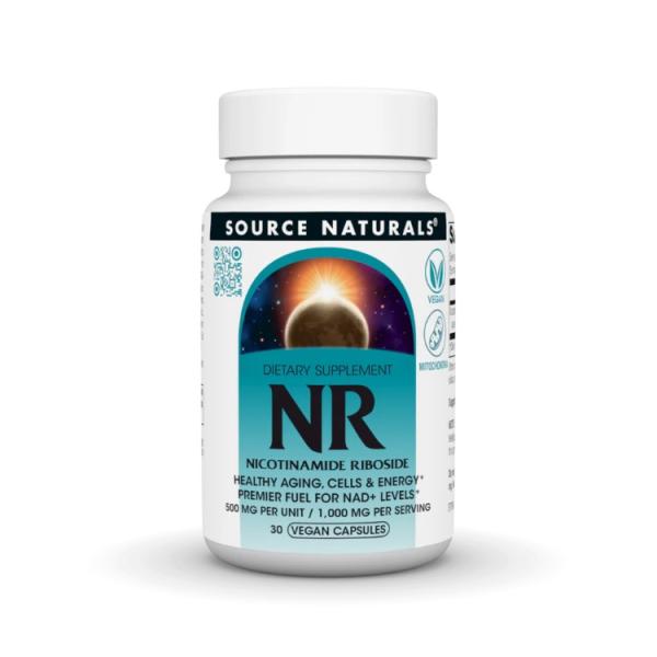 ソースナチュラルズ NR ニコチンアミドリボシド 500mg 30ベジカプセル Source Naturals NR Nicotinamide Riboside お取り寄せ