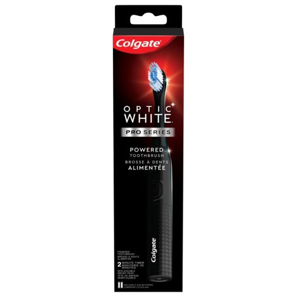 コルゲート オプティックホワイト プロシリーズ 音波式電池式歯ブラシ（ブラック） Colgate Optic Pro Series Sonic Battery  お取り寄せ