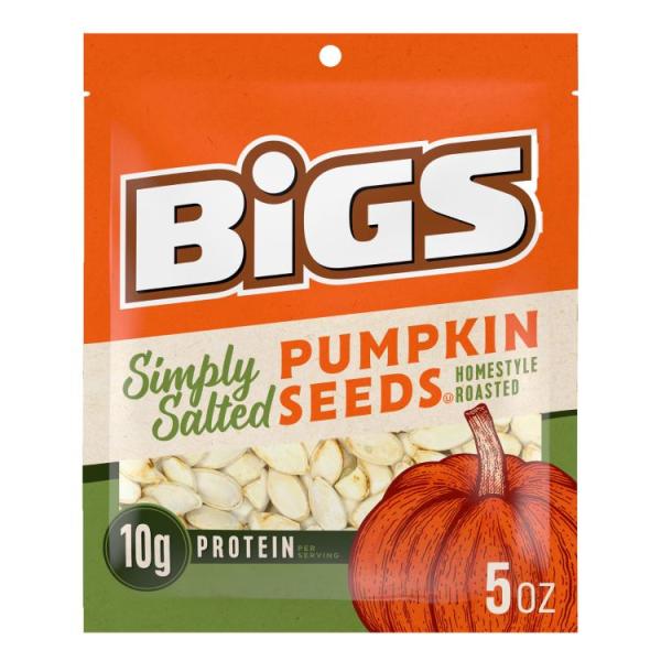 お取り寄せ ビッグス シンプリーソルトパンプキンシード 142g BIGS Simply Salted Pumpkin Seeds, 5 oz