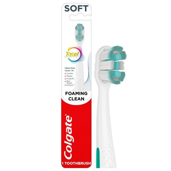 コルゲート トータル アクティブ プリベンション フォーミングクリーン ソフト歯ブラシ Colgate Total Active Prevention Foam お取り寄せ