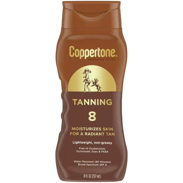 コパトーン タンニング 日焼け止めローション SPF8 237ml Coppertone Tanning Sunscreen Lotion, SPF 8 Bro お取り寄せ