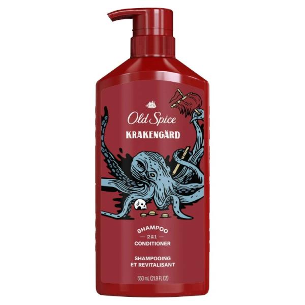 オールドスパイス 2in1 モイスチャライジング メンズ シャンプー＆コンディショナークラーケンガード 22 オンス Old Spice 2 お取り寄せ