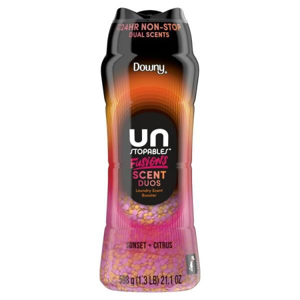 ダウニー アンストッパブルズ フュージョンズ セントデュオは、洗濯物を常に爽やかに保ちながら、一日中あなたを魅了する香りを放ちますあらゆる素材や洗濯機に安心してお使いいただけますトロピカルシトラスと甘いフルーツネクターの香りを融合させた香り...