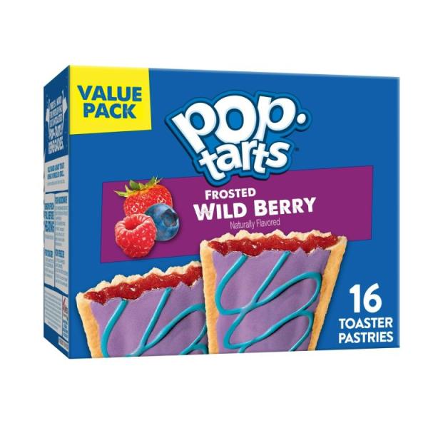 ポップタルト フロステッド ワイルドベリー トースターペストリー 768g（16個入り） Pop-Tarts Frosted Wild Be お取り寄せ