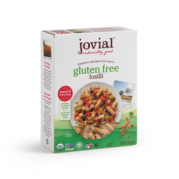 Jovial Pasta オーガニック玄米フジッリ、12 オンス2オンスあたり全粒穀物57グラムしっかりと調理でき、あらゆる種類のソースと相性抜群ですグルテンフリー専用施設で生産グルテンフリー常温保存可能グルテンフリー専用施設で生産されてい...