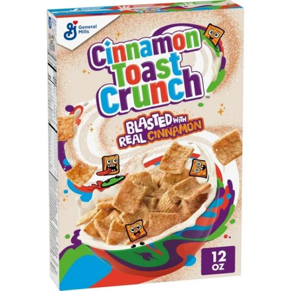 シナモントーストクランチ ブレックファーストシリアル 340g Cinnamon Toast Crunch Breakfast Cereal 12 oz  お取り寄せ