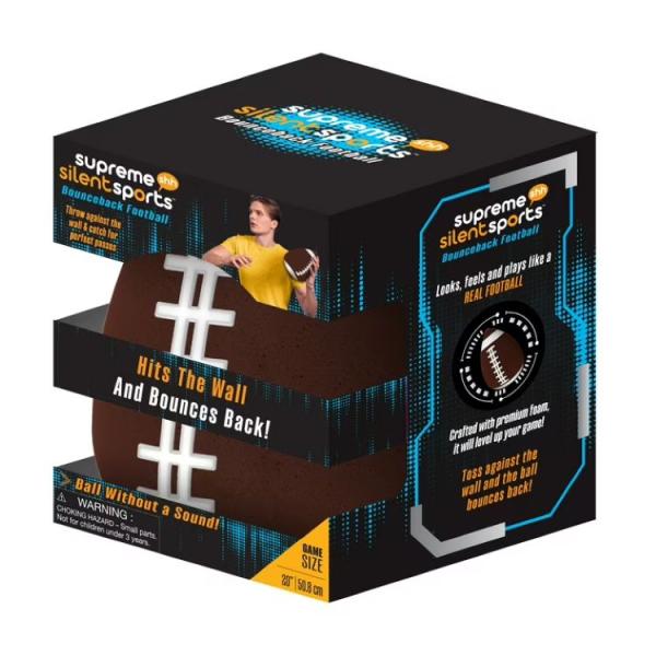シュプリーム サイレントスポーツ 室内用 バウンスバック アメリカンフットボール ゲームサイズ 約51cm プレミアムフォーム Supreme Silent S お取り寄せ