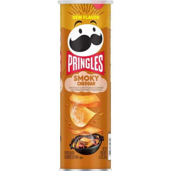 プリングルス スモーキーチェダー ポテトチップス 158g Pringles Smoky Cheddar Potato Crisps Chips, Lunch お取り寄せ