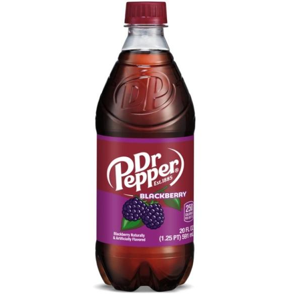 ドクターペッパー ブラックベリーソーダポップ 591ml ボトル 1本 Dr Pepper Blackberry Soda Pop, 20 fl oz, Bot お取り寄せ