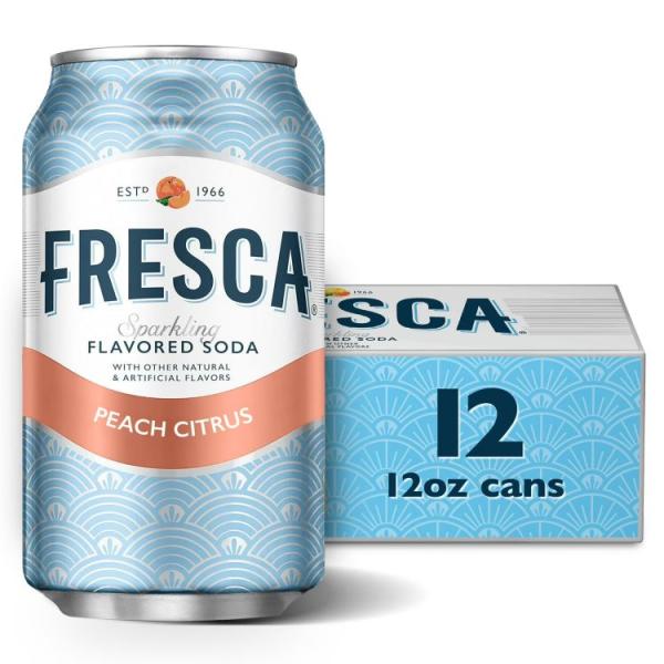 フレスカ ゼロカロリー ピーチソーダポップ 355ml 12缶 Fresca Zero