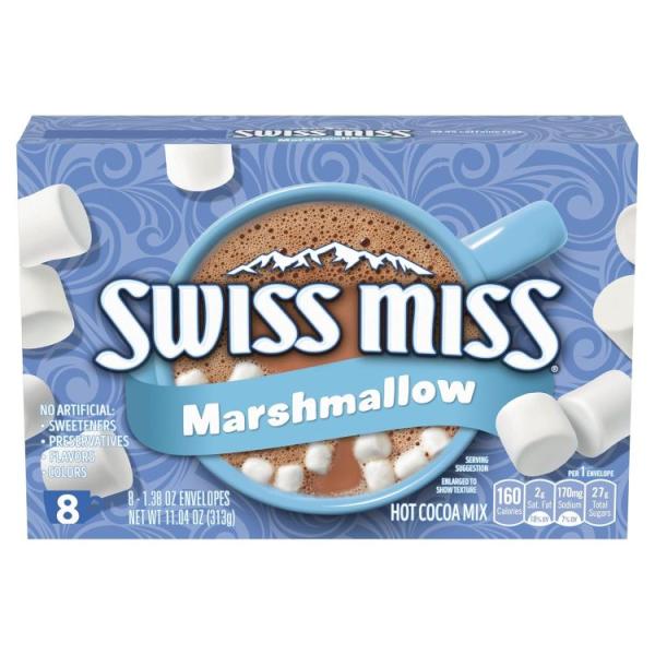 スイスミス チョコレート＆マシュマロ ホットココアミックスは、ふんわりとろけるミニマシュマロ入りで、心まで温まる贅沢な一杯が楽しめるホットドリンクです。 リアルココアと脱脂粉乳を使用し、なめらかでクリーミーな味わいに仕上げました。お湯を注ぐ...