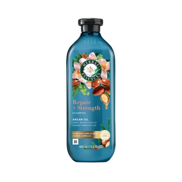 ハーバルエッセンス リペア プラス ストレングス アルガンオイル シャンプー 約400mL Herbal Essences Repair + Strength  お取り寄せ