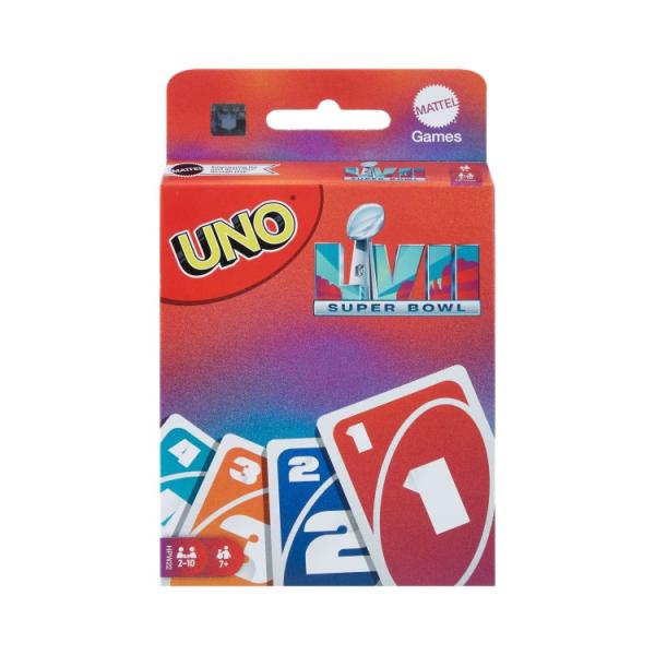 お取り寄せ ウノ アメリカンフットボール スーパーボウル57 カードゲーム タッチダウン特別ルール UNO NFL Super Bowl LVII C