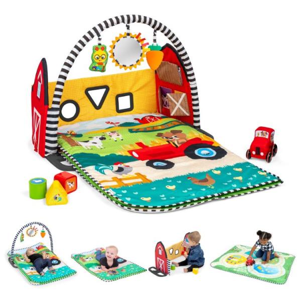 お取り寄せ ベビーアインシュタイン ファームエクスプローラーズ 4通りアクティビティジム 0〜48か月 Baby Einstein Farm Expl