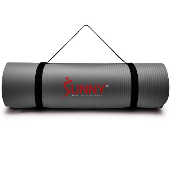お取り寄せ サニーヘルス＆フィットネス 厚手マット 約188×61cm・厚さ約12.7mm グレー Sunny Health &amp; Fitness 1/