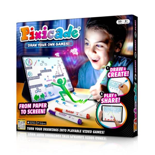 お取り寄せ ピクシケード 自分で描く ビデオゲーム制作キット 6歳以上 Pixicade Draw Your Own Video Game Creat