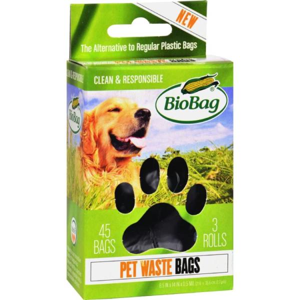 お取り寄せ バイオバッグ ロール式犬用排せつ物袋 45枚 BioBag Dog Waste Bags On a Roll - 45 Count