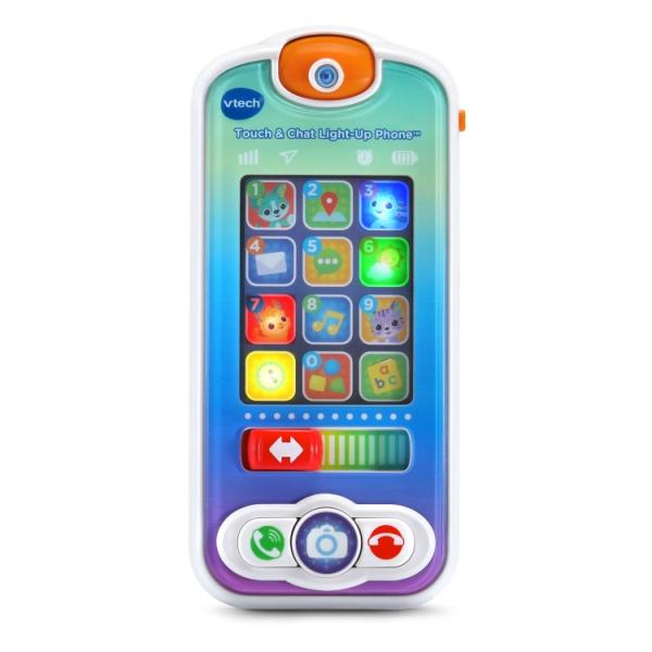 お取り寄せ ブイテック ベビー タッチ＆チャット 光るおもちゃ電話 6〜36か月 VTech Baby Touch &amp; Chat Light-Up P