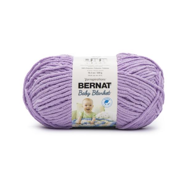お取り寄せ バーナット ベビーブランケット ポリエステルヤーン #6 スーパー極太 ベビーライラック 10.5oz 220ヤード Bernat Baby Bla