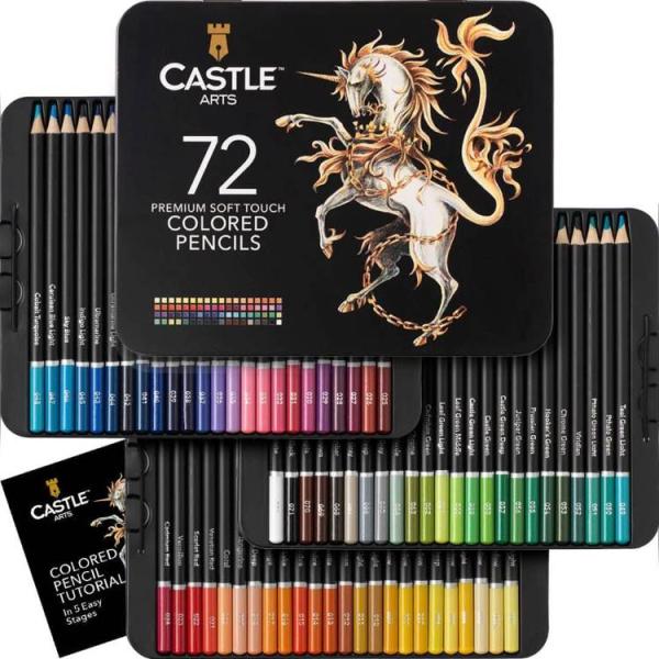 キャッスルアートサプライ 72色鉛筆セット Castle Art Supplies 72