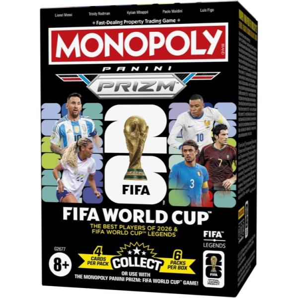 お取り寄せ モノポリー パニーニ プリズム FIFAワールドカップ トレーディングカード ブースターボックス 24枚入り 2人以上 8歳以上 Mono