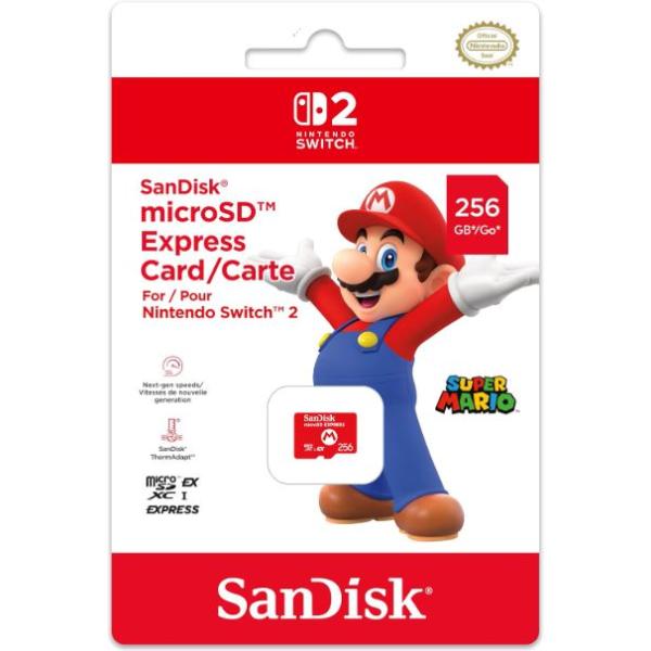 サンディスク マイクロSDエクスプレスカード 256GB for Nintendo Switch 2 スイッチ２ ニンテンドー「アウトレット倉庫在庫」「キャンセル不可」