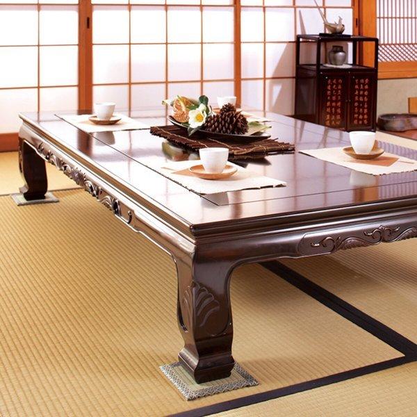 座卓敷 4枚セット 四角形 約16×16cm い草100％ 抗カビ加工 座卓