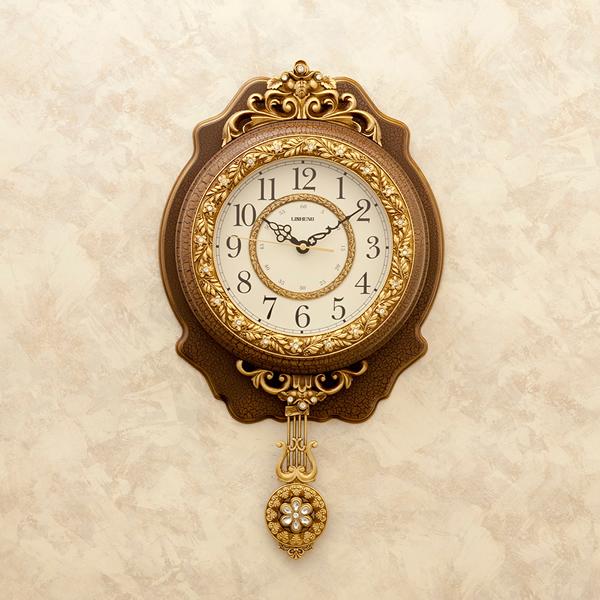 アンティーク調 掛け時計振り子【無音連続秒針付】ビクトリアン パレス