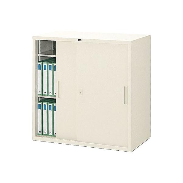 内田洋行 引違い書庫 3S型 鋼板戸 棚板2枚 W880×D515×H880mm