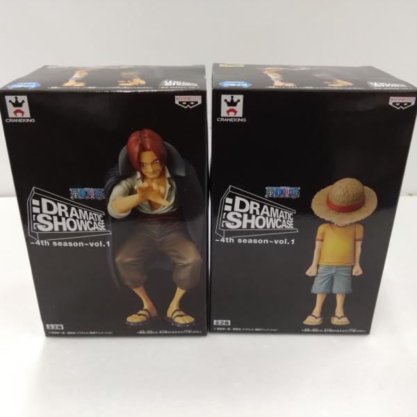 BANPRESTO - ワンピース DRAMATIC SHOWCASE 4th ルフィ・シャンクス 2種 2個セット】ワンピース DRAMATIC SHOWCASE 4th モンキー・D