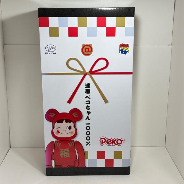 中古】【開封品】BE@RBRICK 達磨 ペコちゃん 1000