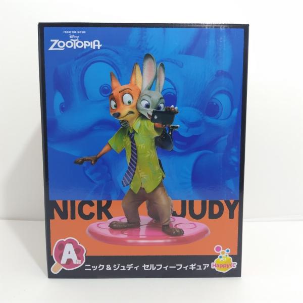ズートピア ニック・ワイルド & ジュディ・ホップス セルフィー フィギュア A 中古】【開封品】ニック・ワイルド＆ジュディ・ホップス セルフィー