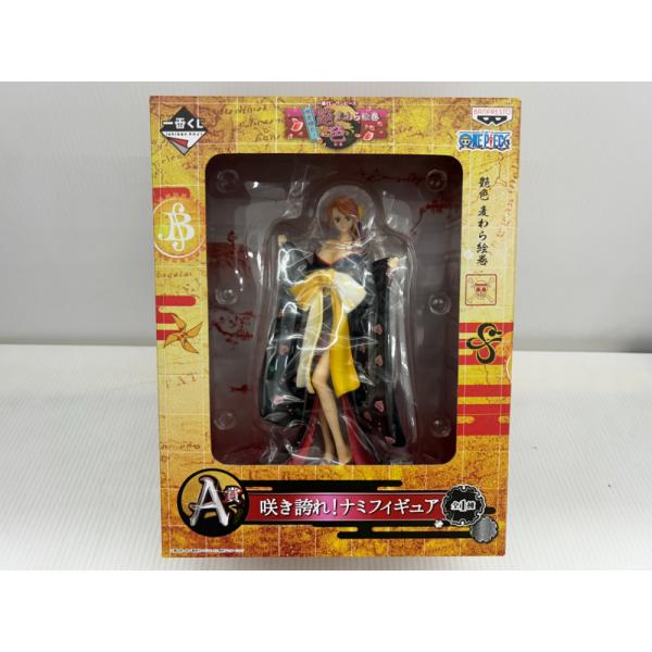 【中古】【未開封】咲き誇れ!ナミフィギュア 「一番くじ ワンピース 咲き誇れ!艶色 麦わら絵巻」 A賞＜フィギュア＞（代引き不可）6514