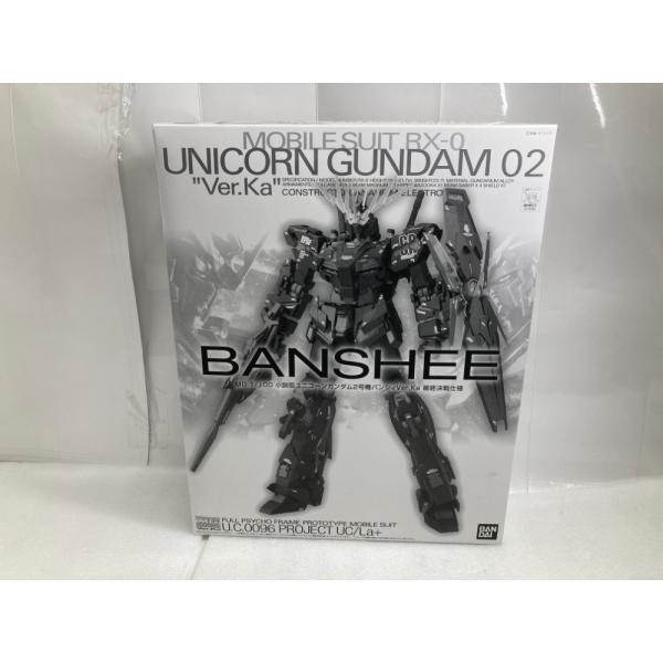 中古】【未組立】1/100 MG 小説版ユニコーンガンダム2号機バンシィ Ver