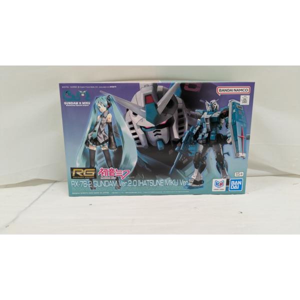中古】【未組立】1/144 RG RX-78-2 ガンダム Ver.2.0 [初音ミクVer