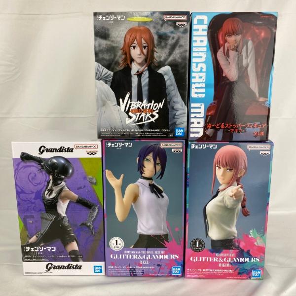 チェンソーマン GLITTER&GLAMOURS レゼ フィギュア５点 中古】【未開封】【セット】チェンソーマン、劇場版チェンソーマン