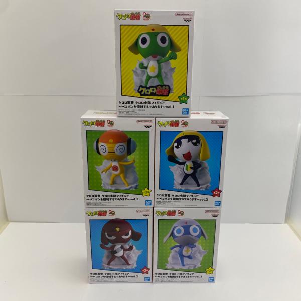 中古】【未開封】【セット】ケロロ軍曹 ケロロ小隊フィギュア