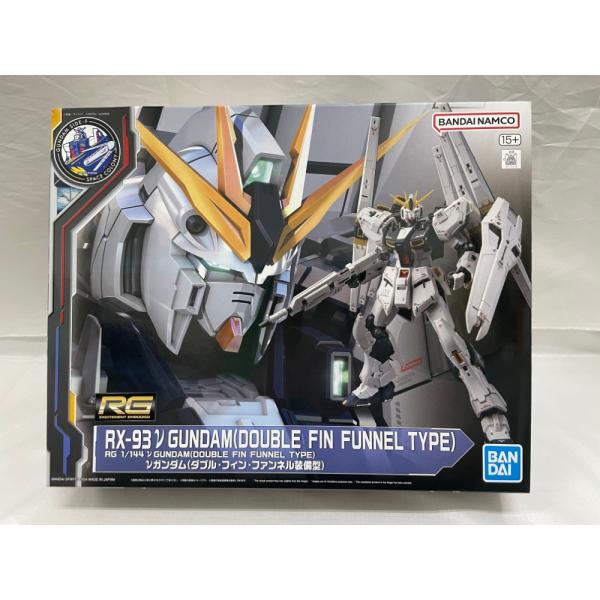 中古】【未組立】1/144 RG RX-93 νガンダム(ダブル・フィン